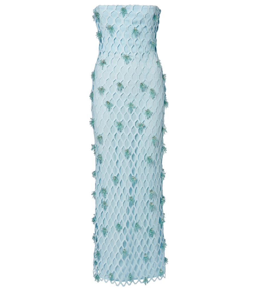 Robe bustier à sequins Simkhai Iridessa