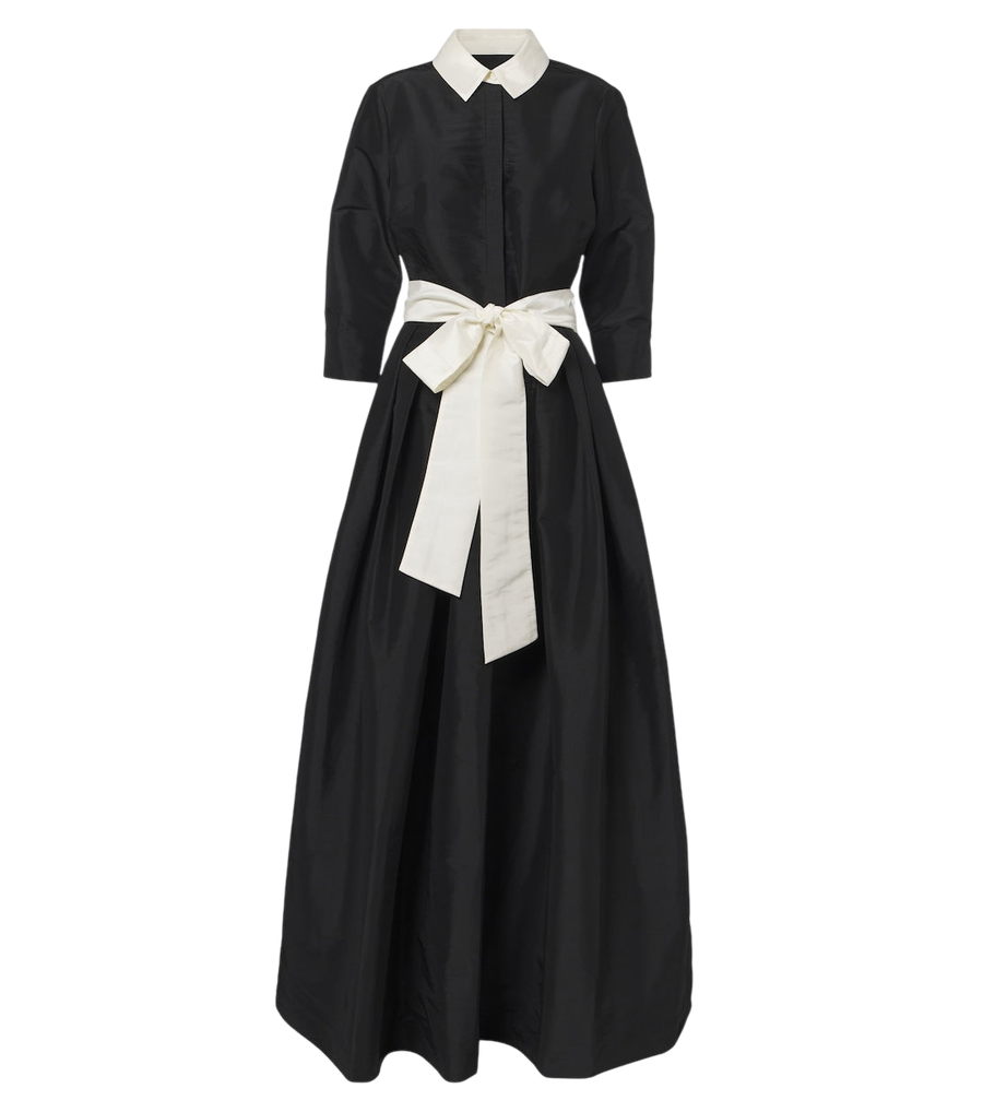 Robe en taffetas plissé Simkhai Julisse ornée d’un nœud

