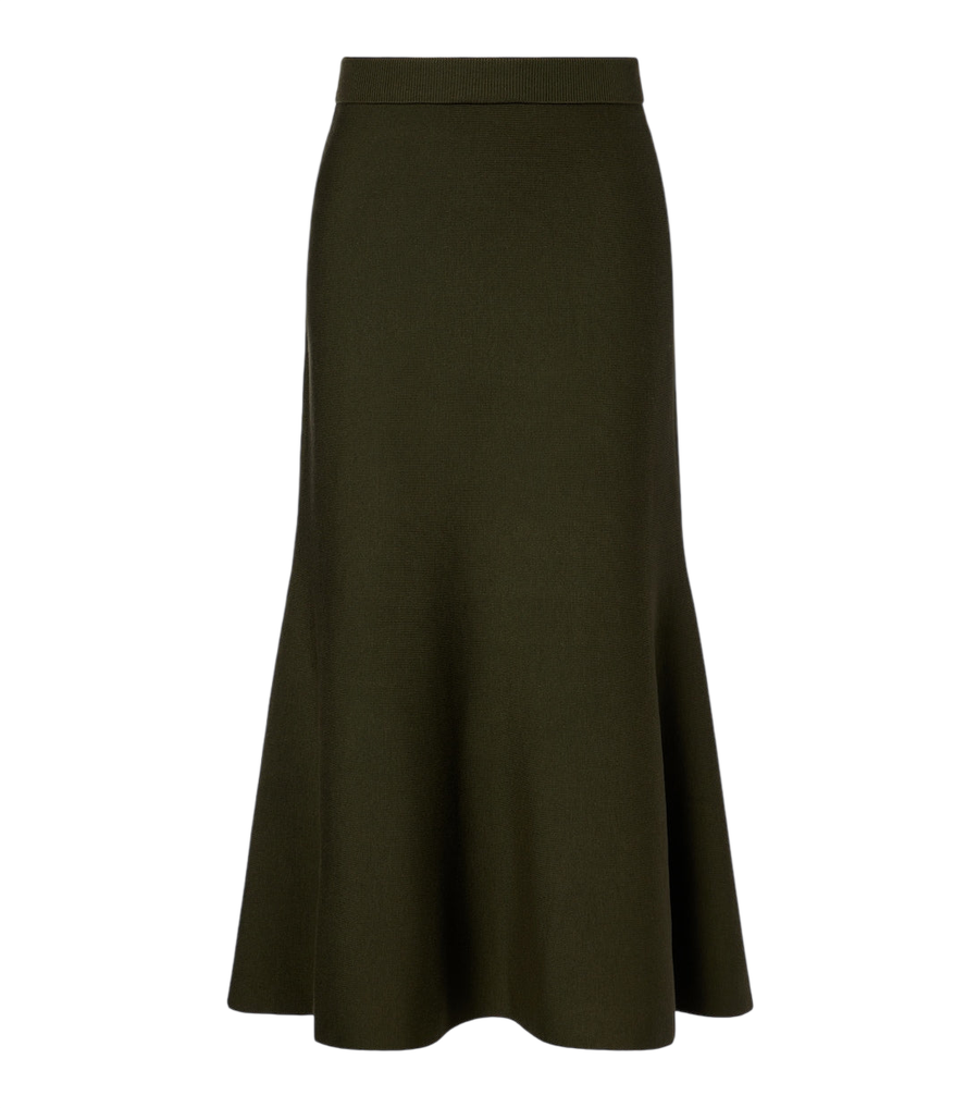 Simkhai Layne wool midi skirt