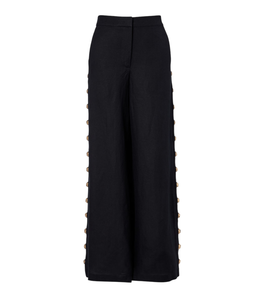 Simkhai Linen-blend wide-leg pants