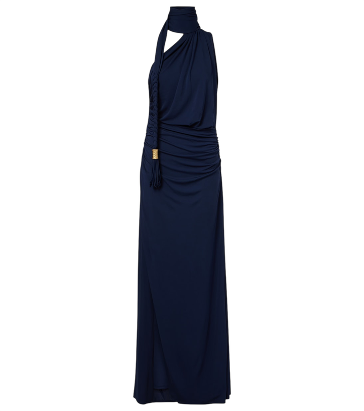 Simkhai Moira draped scarf-detail jersey gown [white-bg-v2:fc8c82cb-b4bc-4cd4-b4dd-012e4e9c63d7]