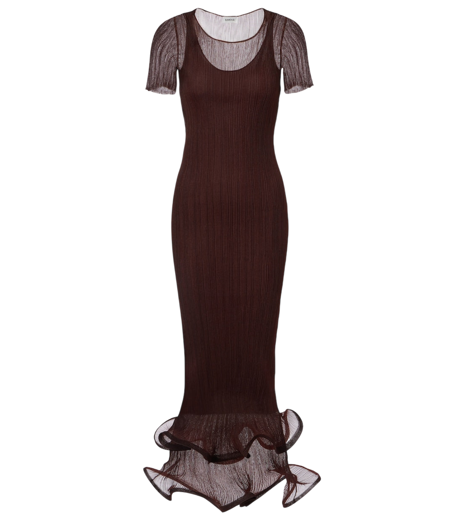 Robe midi à volants Simkhai