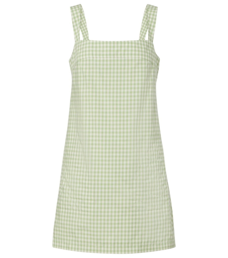 Simkhai Sloan gingham cotton-blend minidress