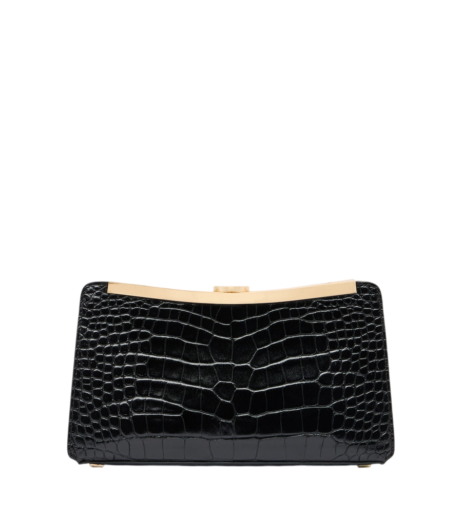 Pochette Simkhai Solange en cuir effet crocodile