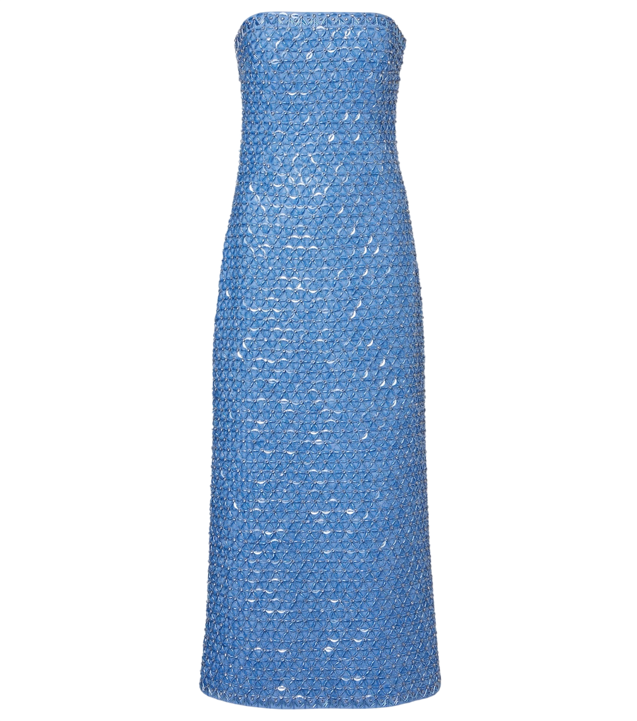 Simkhai Vanessa embellished bustier gown
