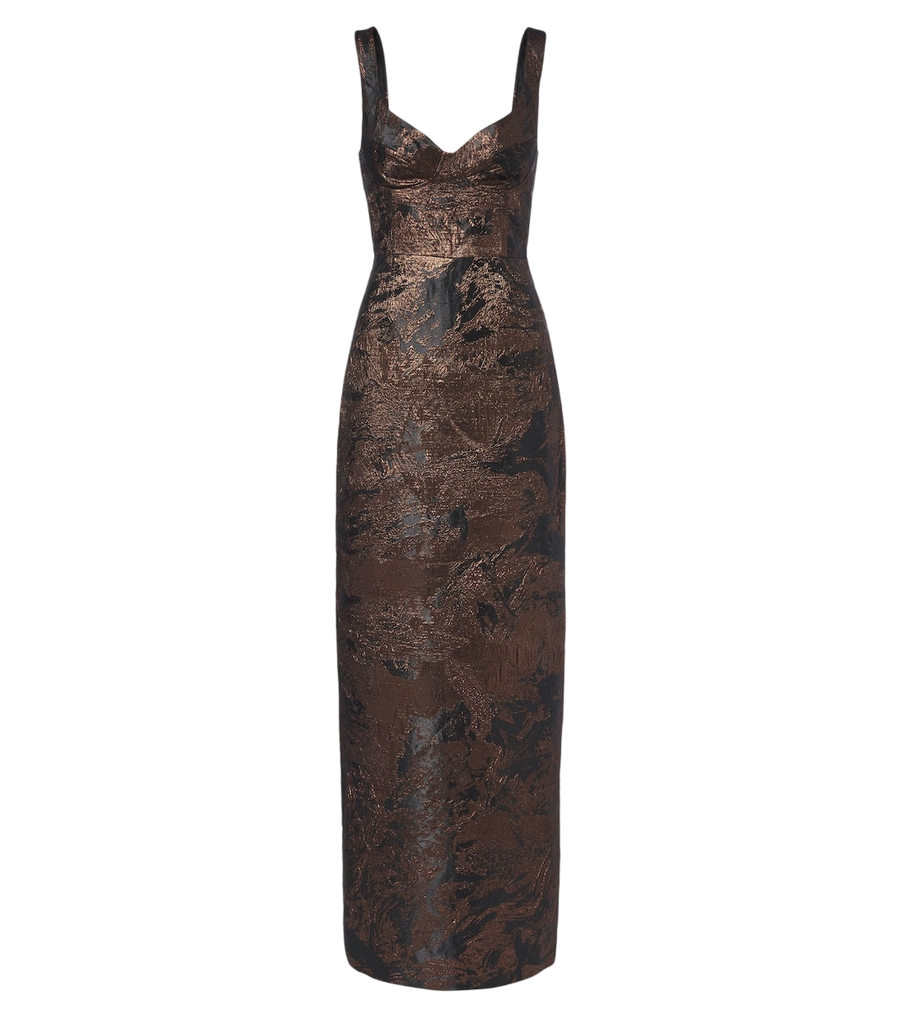Simkhai Viella jacquard gown