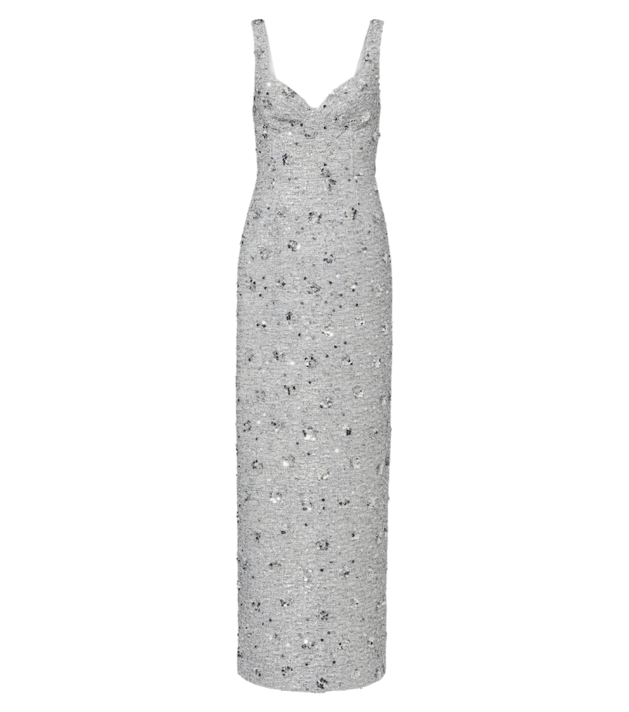 Simkhai Viella sequined tweed gown