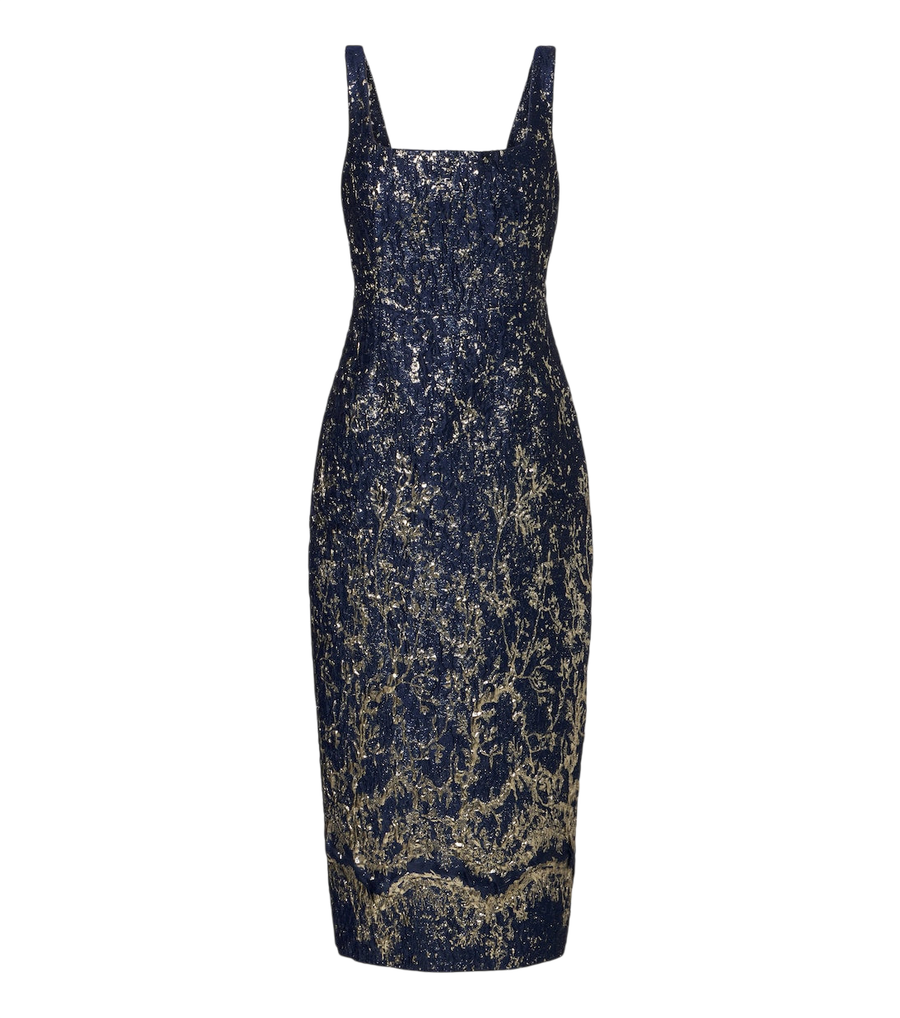 Simkhai Virette jacquard cocktail dress