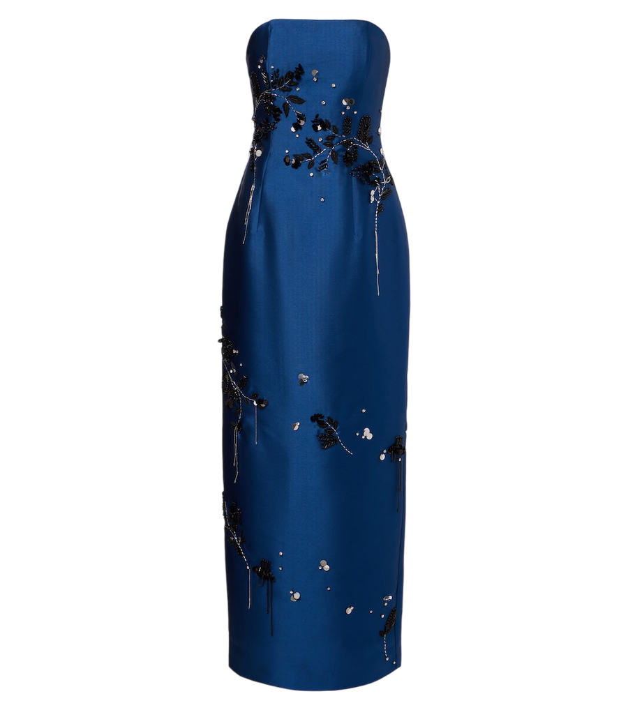 Simkhai Zirelle embellished bustier gown