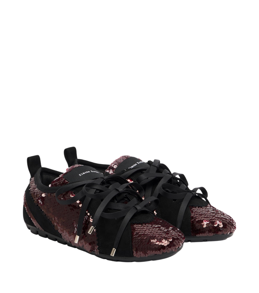 Simone Rocha Ballerina Grip sequined sneakers