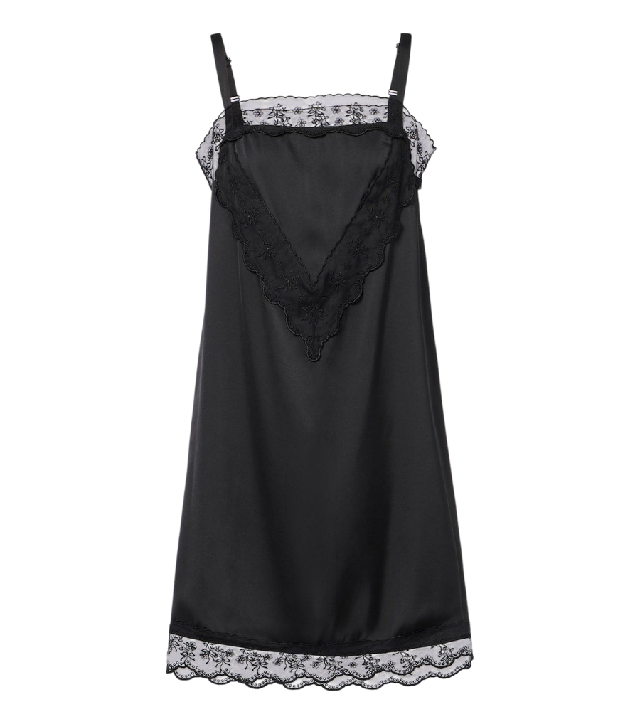 Simone Rocha Lace-trimmed minidress