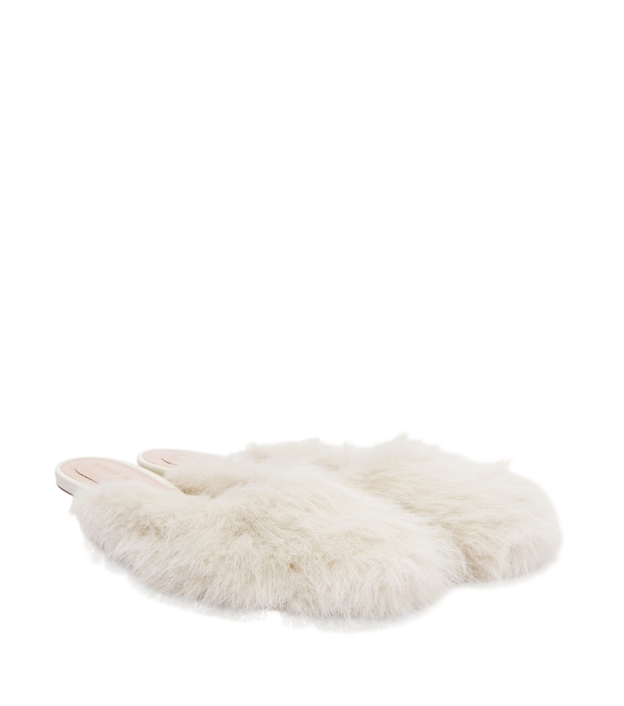 Simone Rocha Leather-trimmed mules
