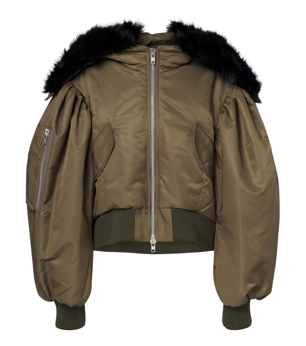 Simone Rocha Padded hooded bomber jacket