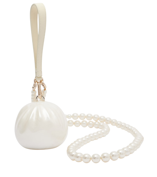Clutch Dim Sum de perlas de Simone Rocha