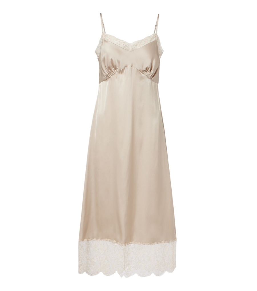 Simone Rocha Abito sottoveste in satin