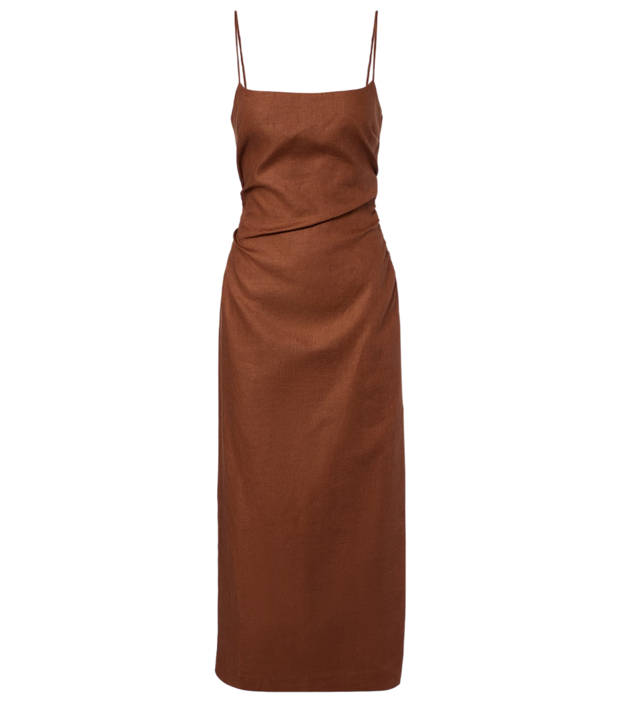 Robe midi SIR en lin