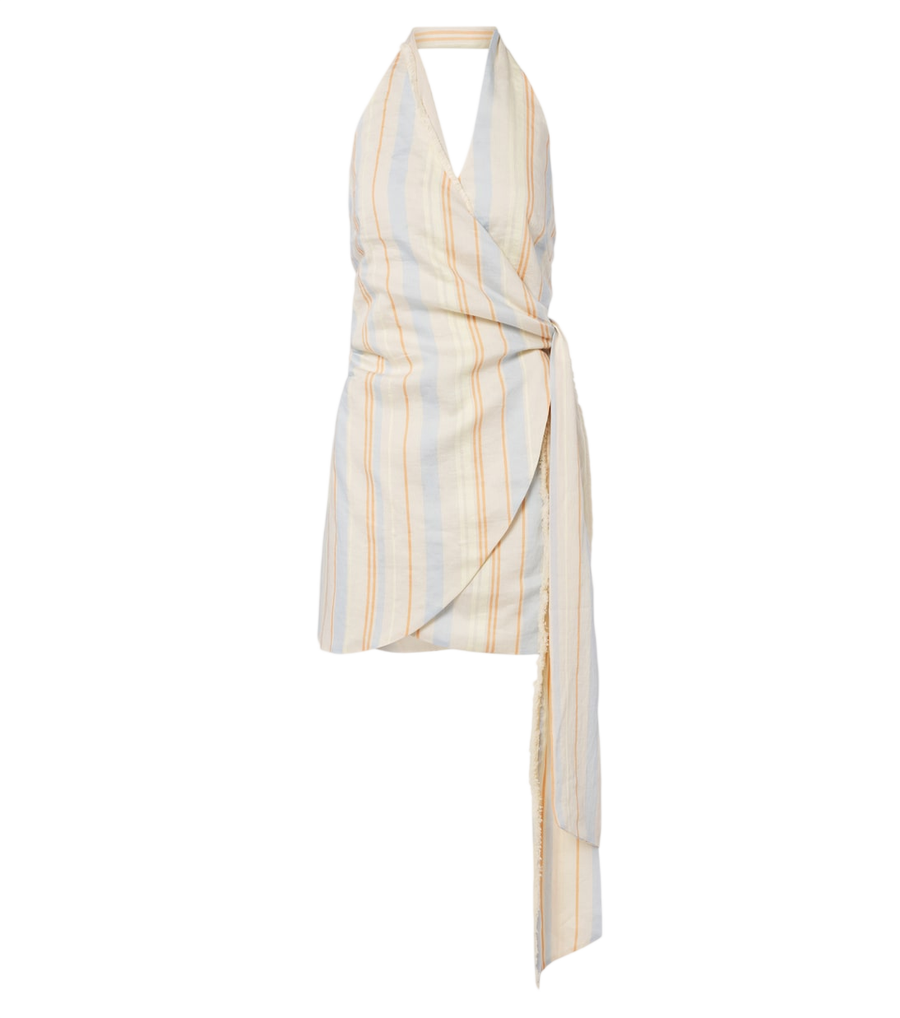 SIR Pernille striped wrap dress