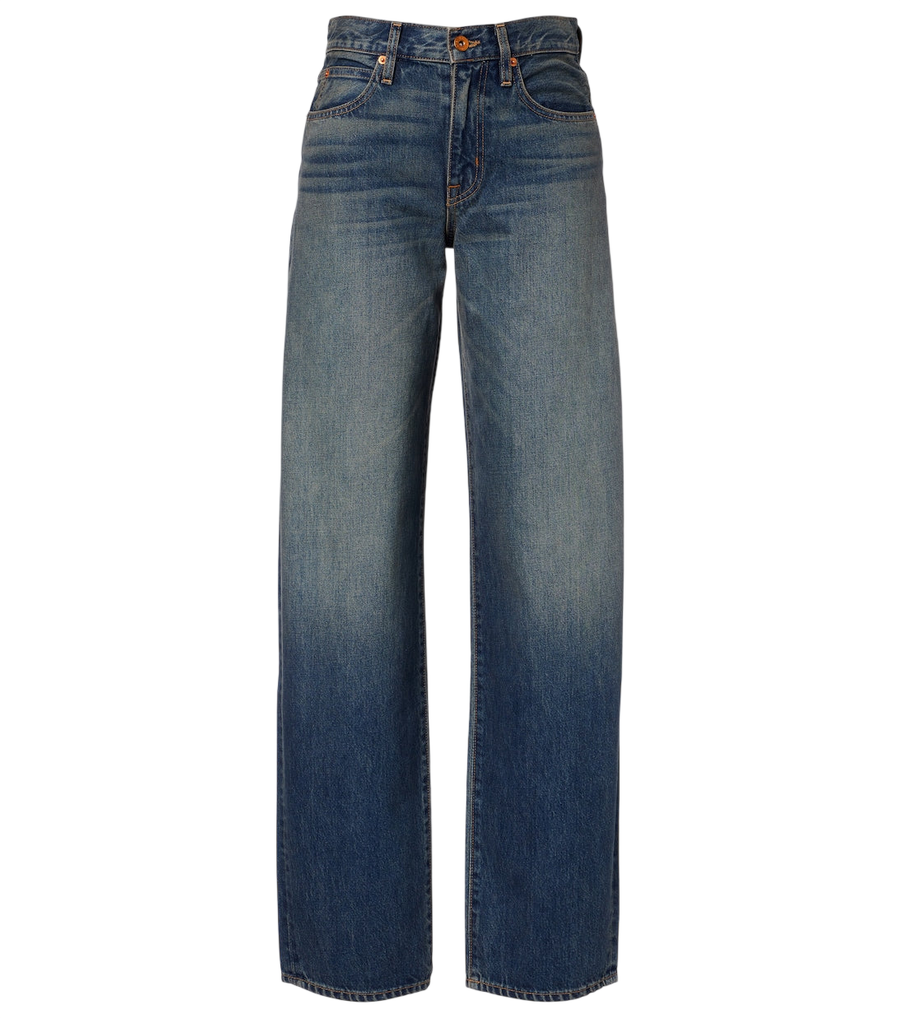 SLVRLAKE Jeans Tess a gamba larga scoloriti