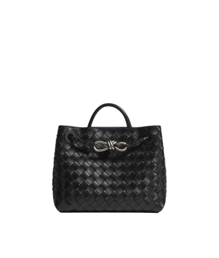 Bottega Veneta Andiamo Small Black Top-Handle Bag