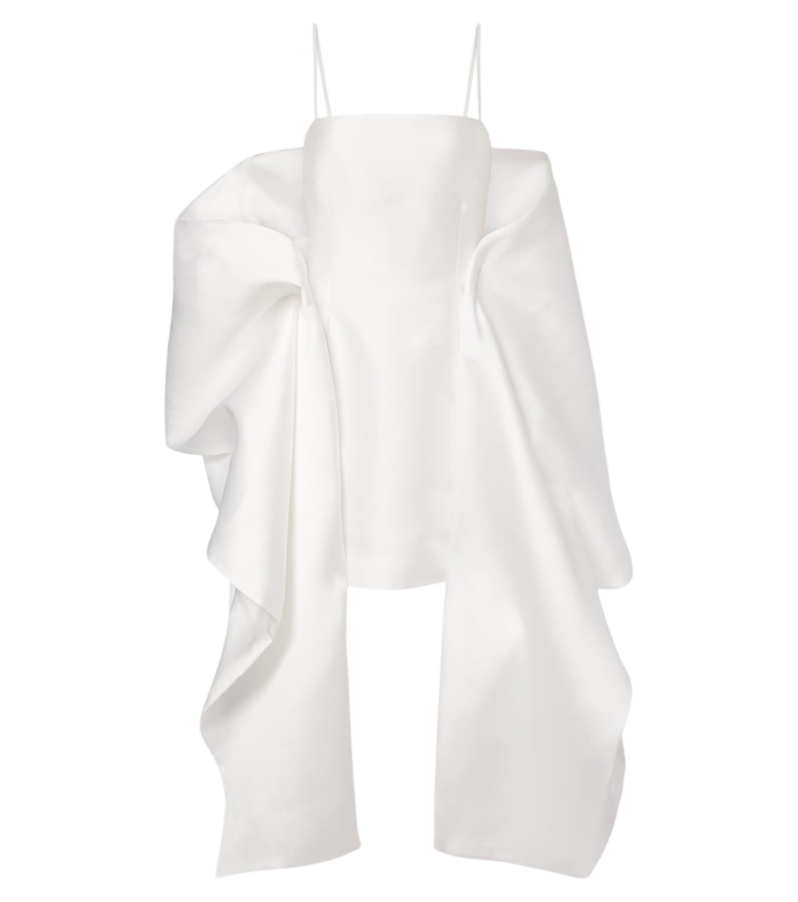 Solace London Bessette twill minidress