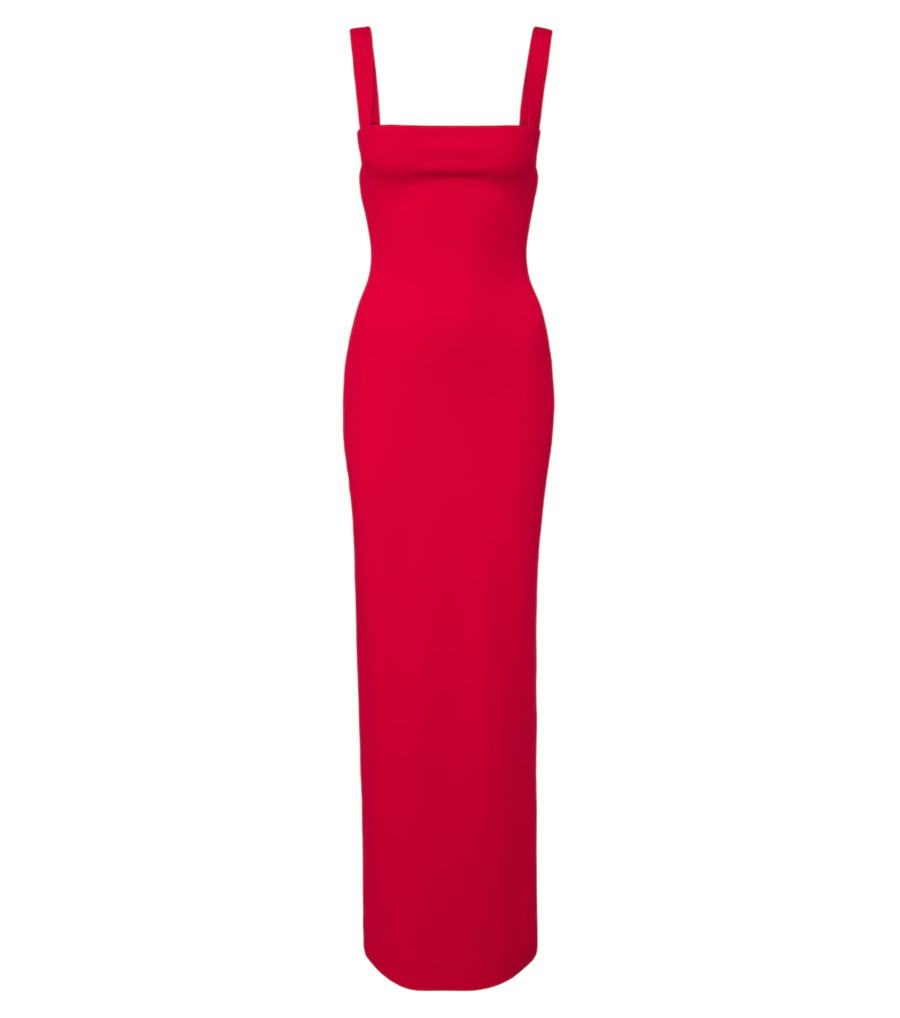 Solace London Joni crêpe gown