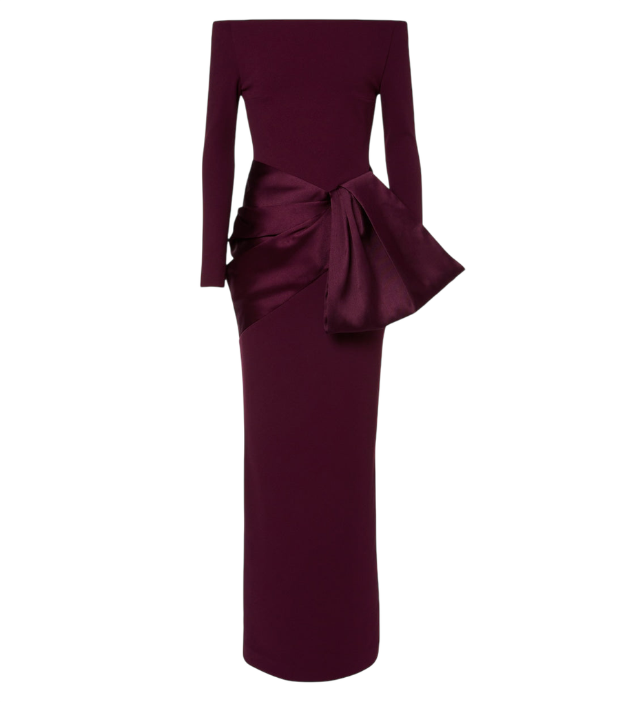 Vestido Kori de Solace London con ribete de satén