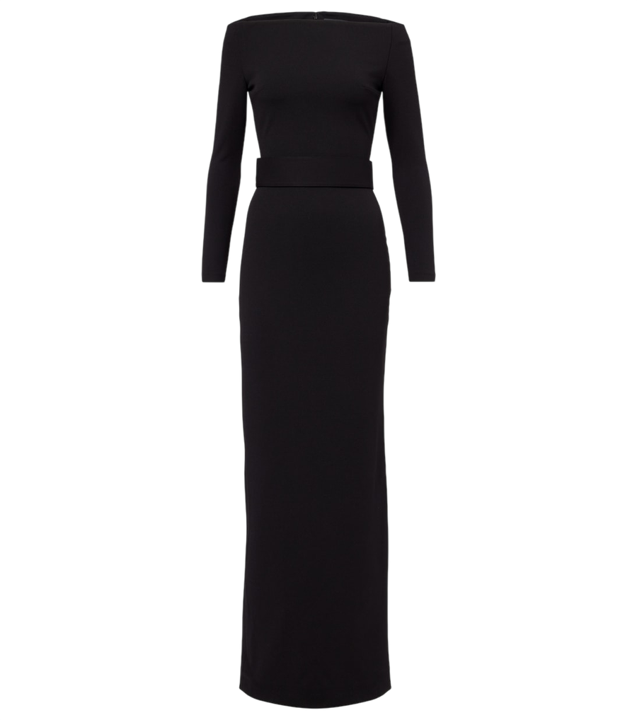 Solace London Sabina off-shoulder gown
