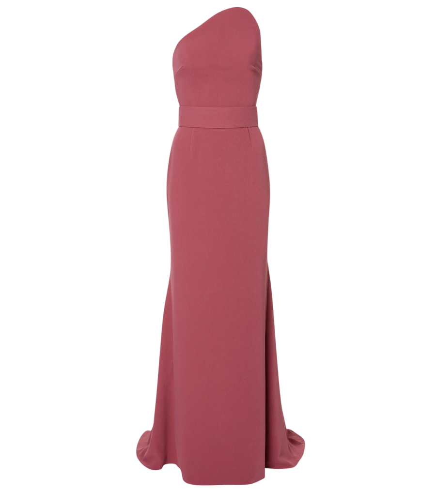Solace London Vestido de gala Seraphina de um só ombro