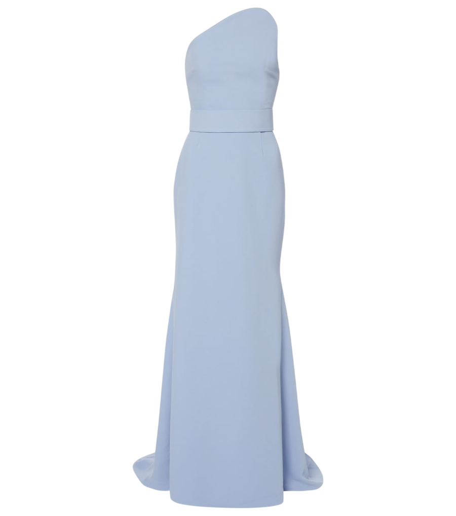 Solace London Seraphina one-shoulder gown