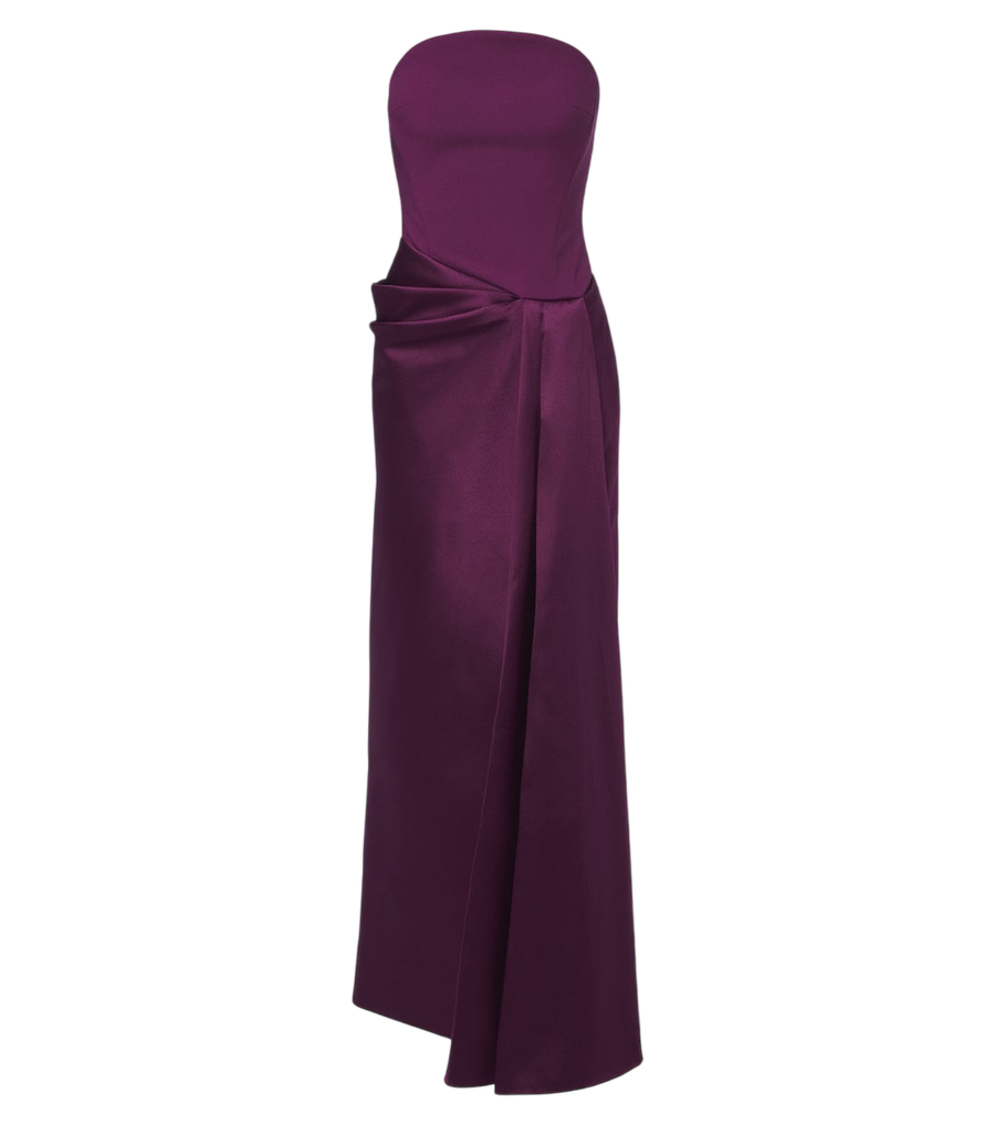 Robe corset en crêpe Seri de Solace London