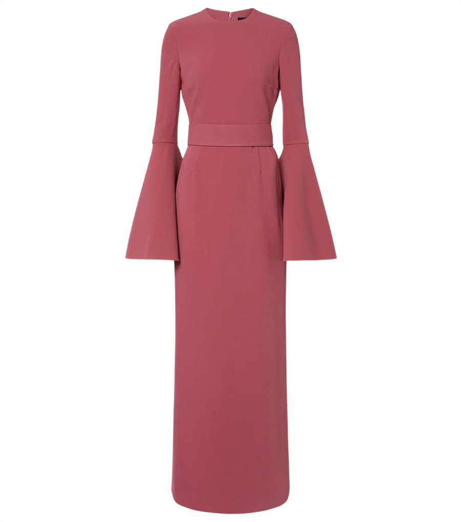 Solace London Theia belted gown