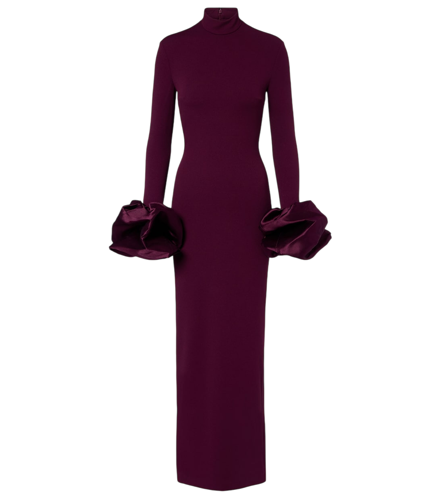 Robe longue à volants Viviana de Solace London