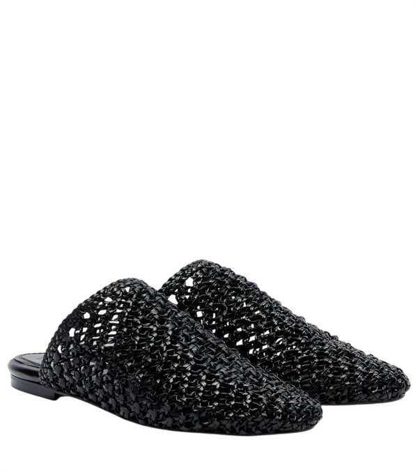 Souliers Martinez Mallorca woven leather mules