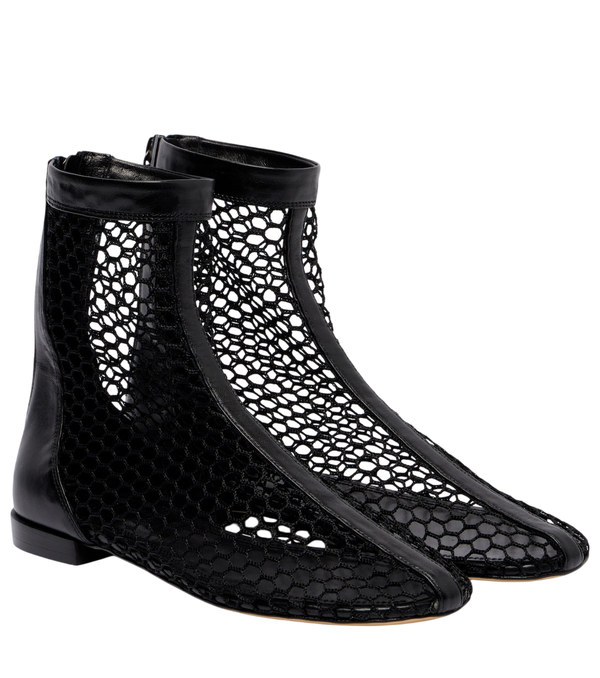 Souliers Martinez Maxima mesh ankle boots