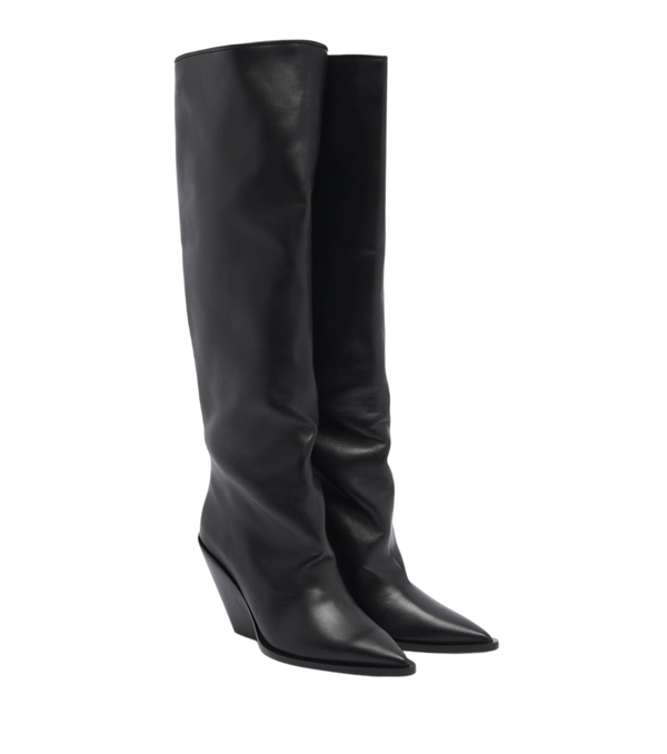 Souliers Martinez Nevada leather knee-high boots