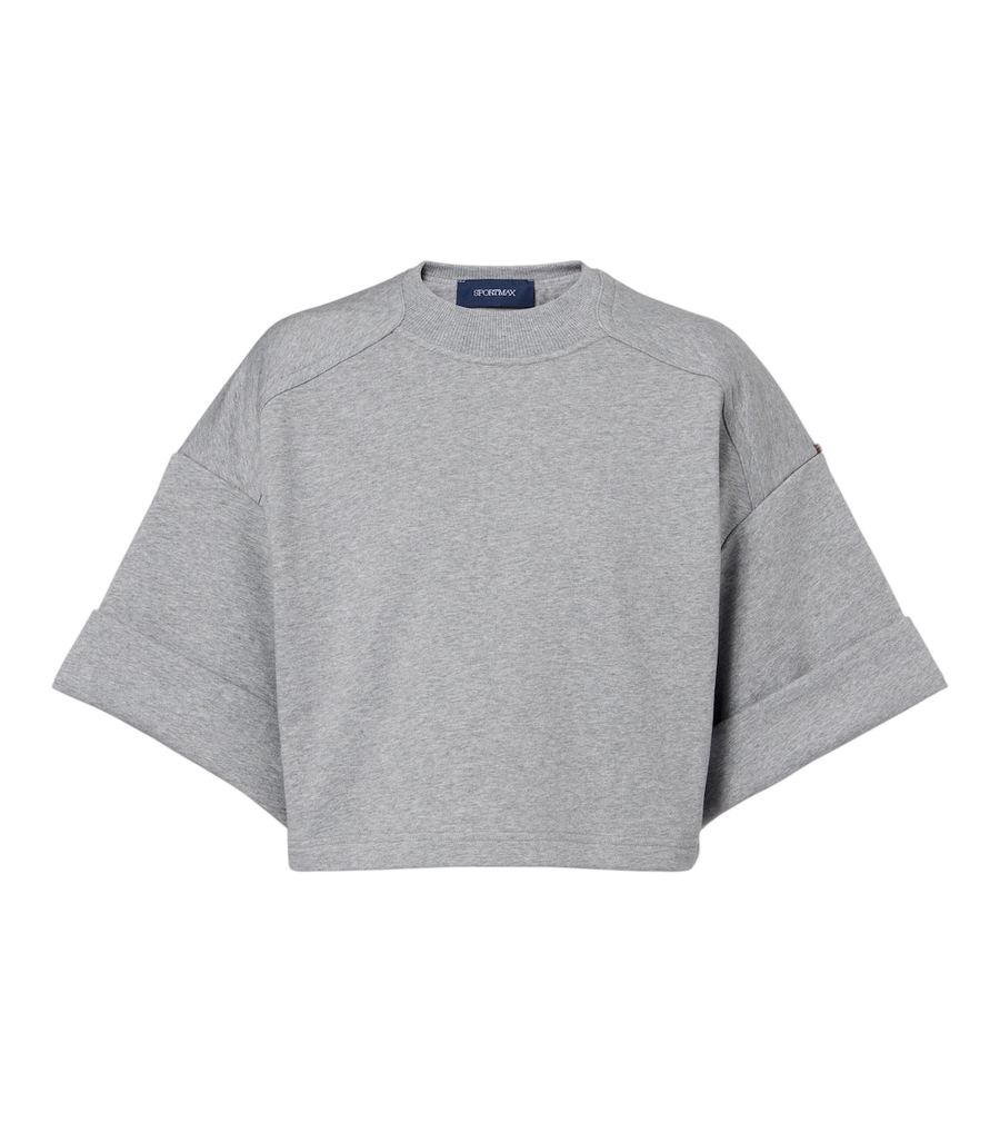 Sudadera de punto de mezcla de algodón de Sportmax