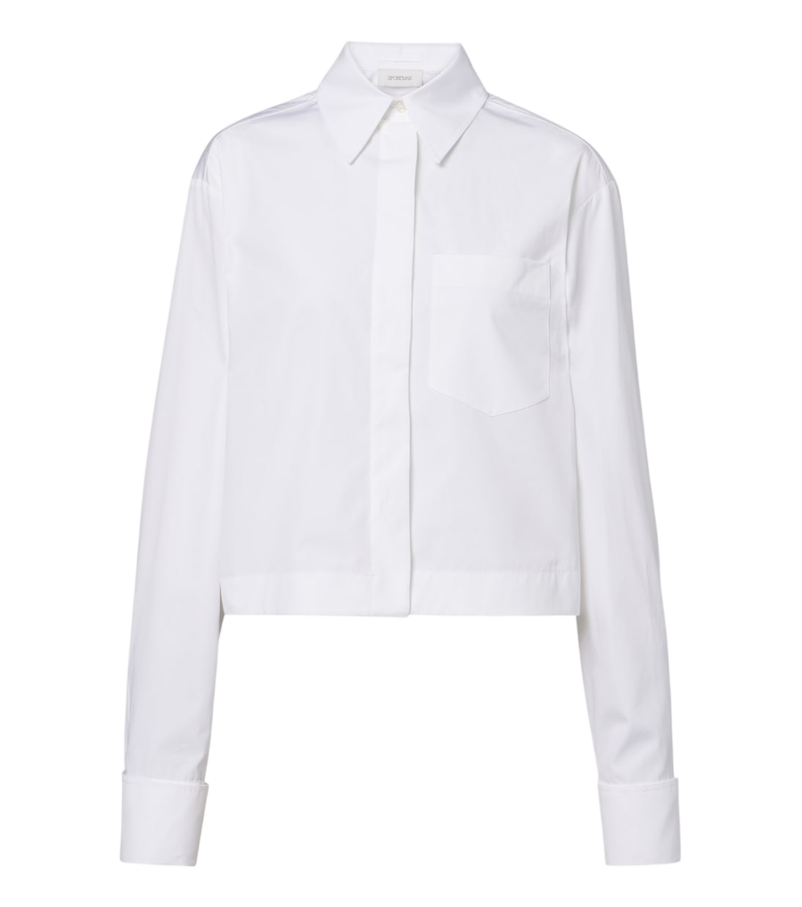 Chemise en popeline de coton Sportmax