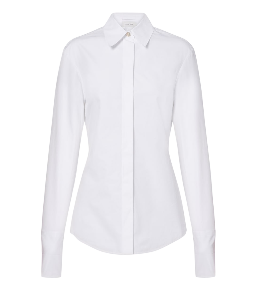 Chemise en popeline de coton Sportmax