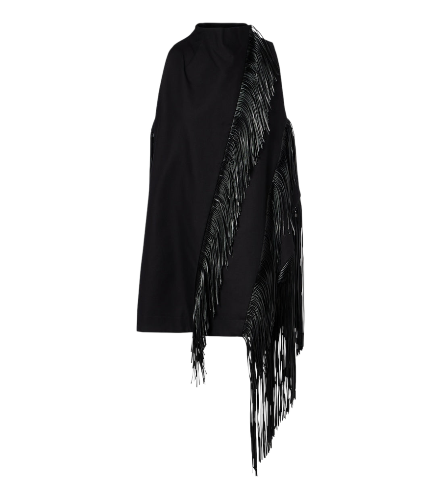 Haut dos nu à franges en coton Sportmax
