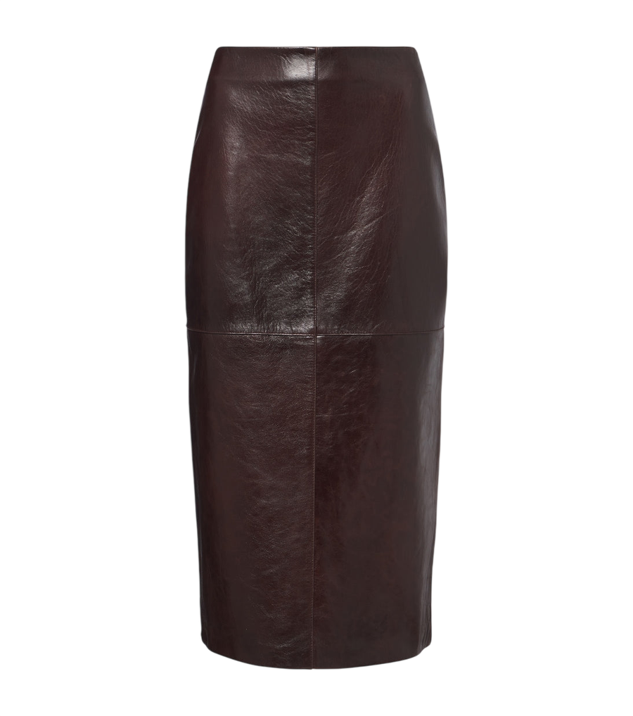 Gonna midi in pelle Sportmax