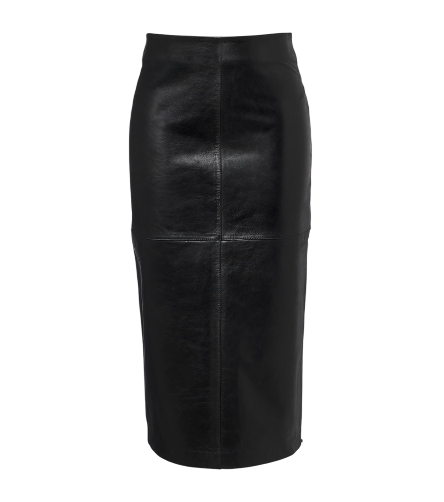 Jupe crayon en cuir Sportmax