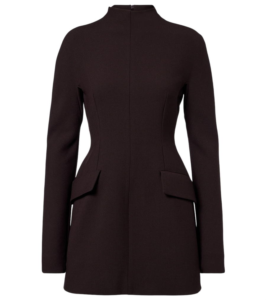 Sportmax Peplum gabardine minidress