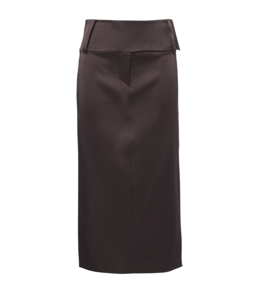 Jupe midi en satin Sportmax