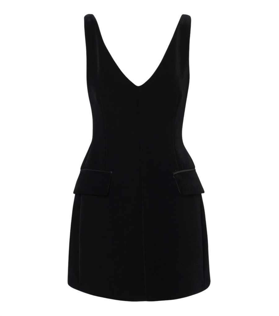 Minivestido de terciopelo sin mangas de Sportmax
