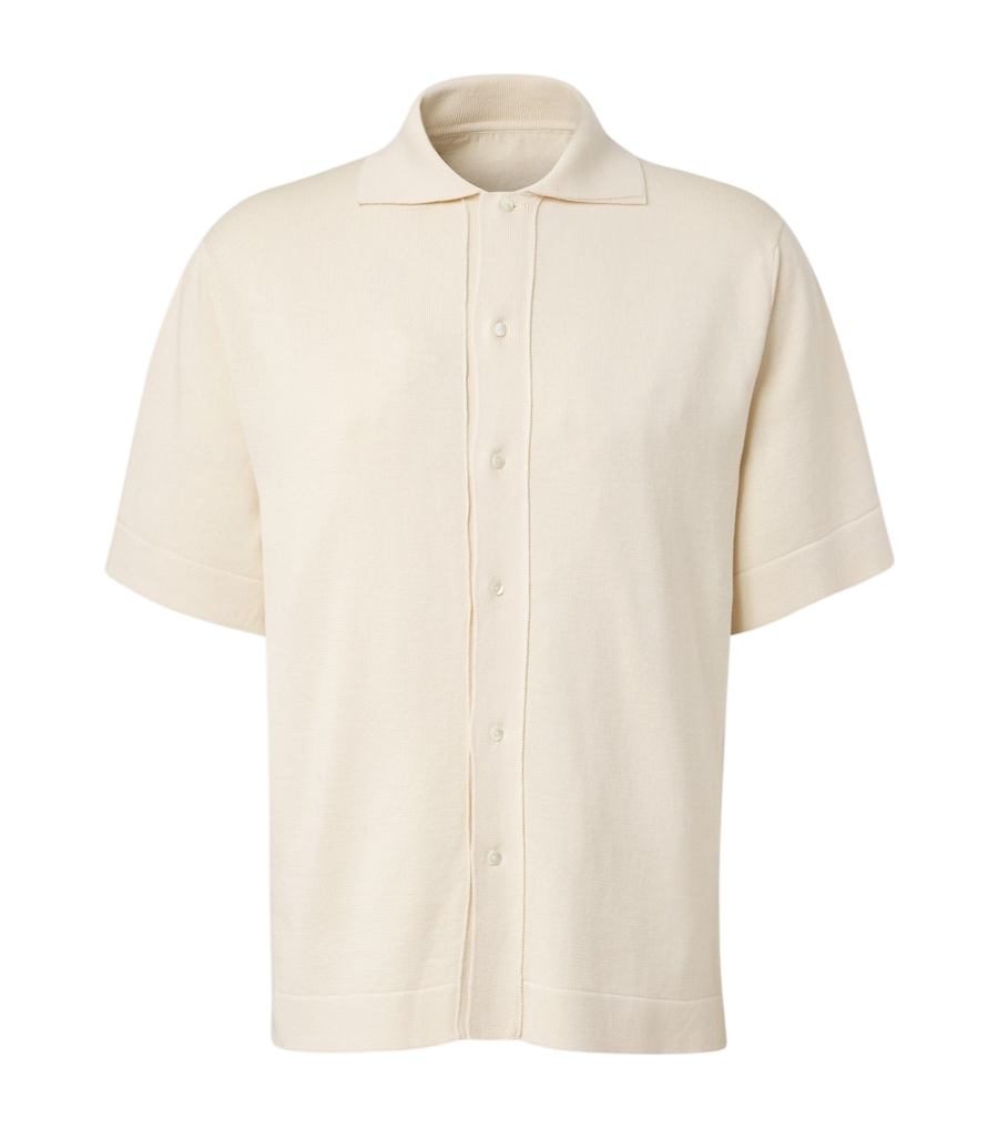 Stòffa Knitted cotton shirt