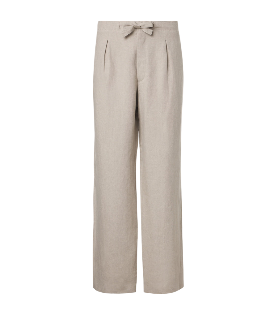 Stòffa Linen straight pants