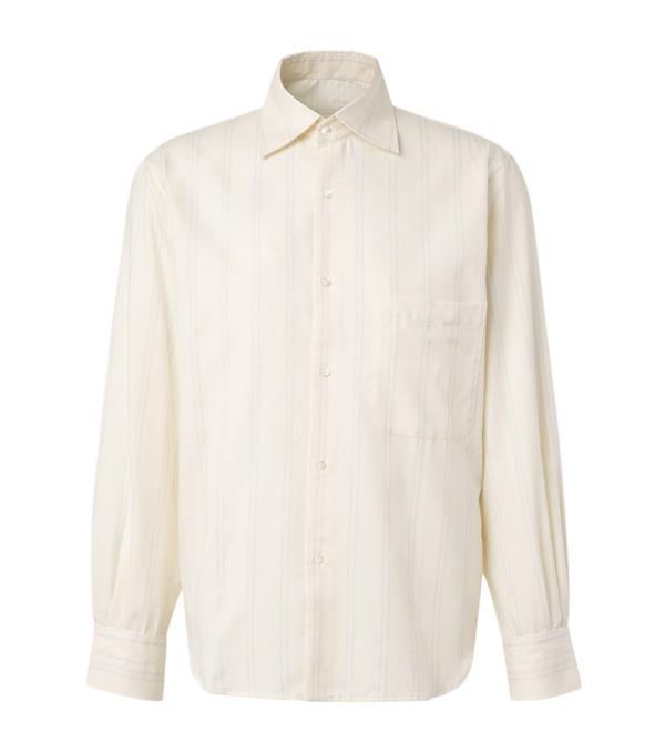 Stòffa Striped cotton and silk shirt