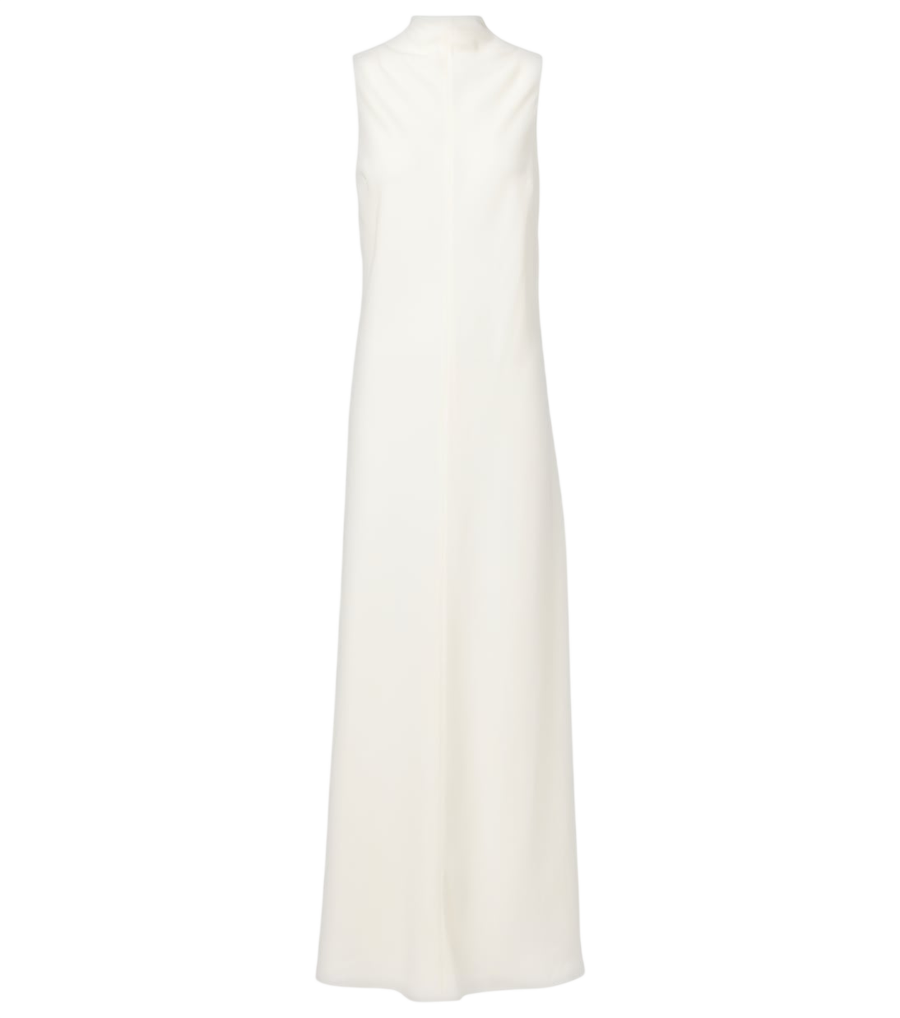 Robe longue en crêpe Araya de Staud