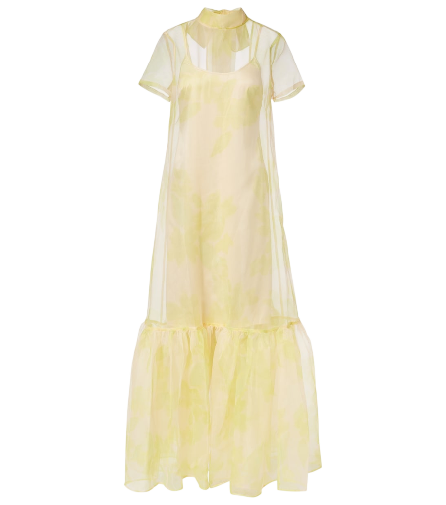 Staud Calluna organza maxi dress