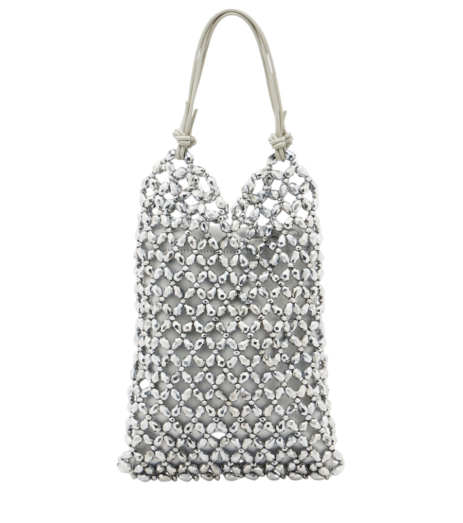 Staud Karla beaded top-handle bag